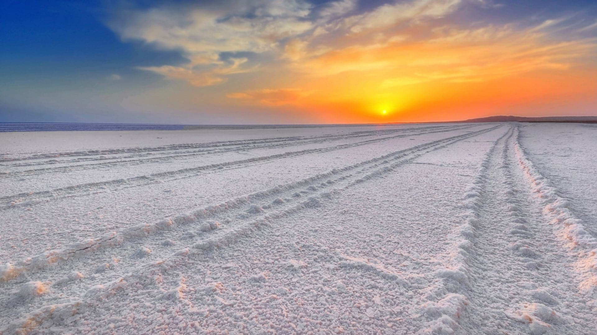 Sunset at the Rann of Kutch, Gujarat